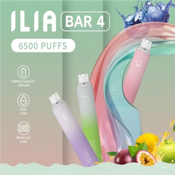 ILIA哩啞 6500口 一次性拋棄式電子煙